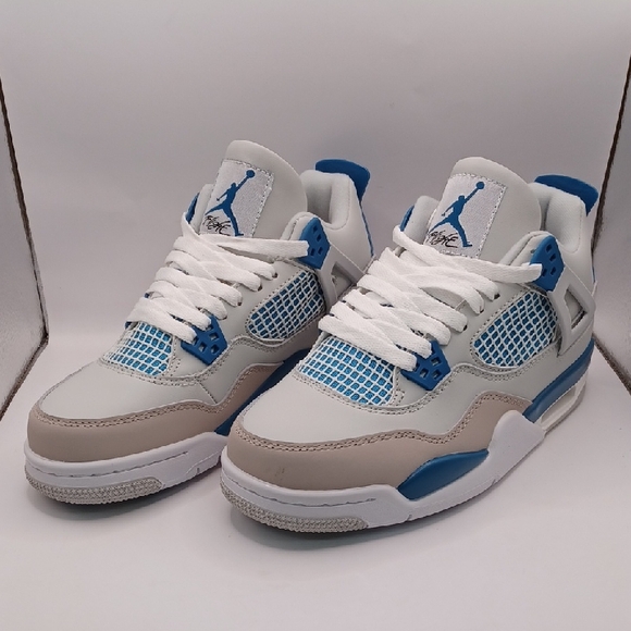 air jordan retro 4 off white blue